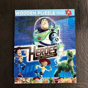 25 piece toy story wooden puzzle